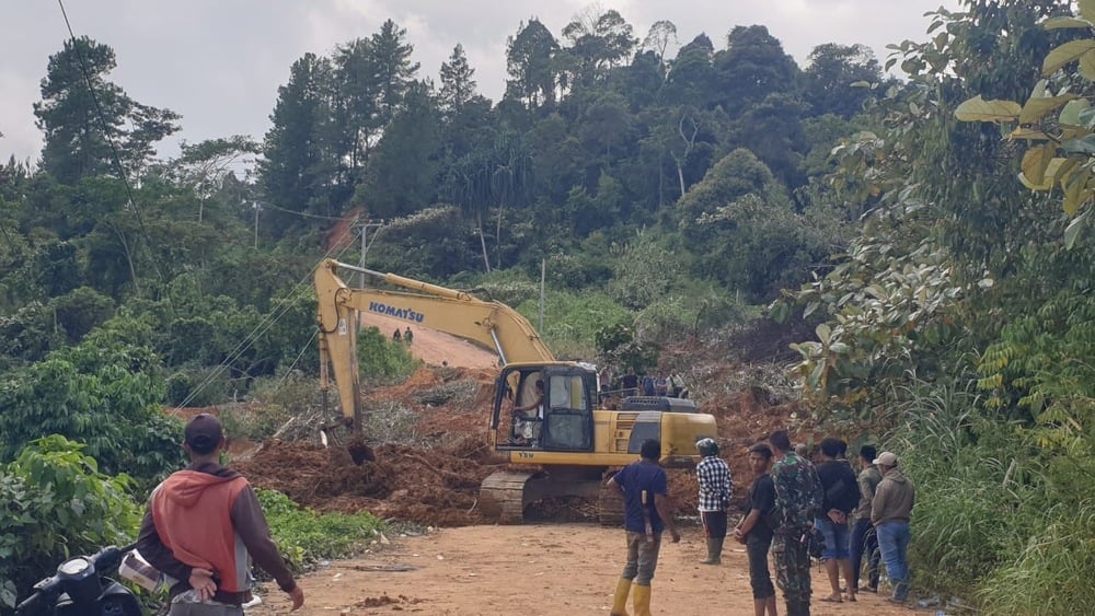 Jalur Aceh Utara-Bener Meriah Terhubung Lagi usai Longsor