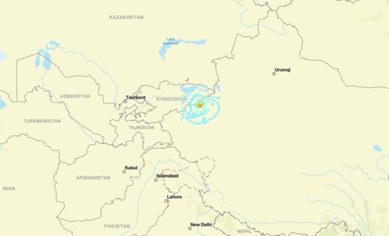Gempa Bumi Bermagnitudo 6,0 Guncang Xinjiang China