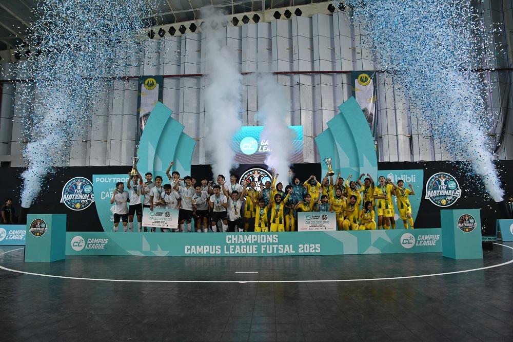 UINSGD dan UNJ Ukir Rekor! Sabet Juara Campus League Futsal 2025