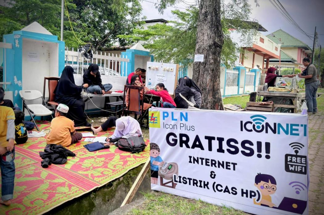 Bantu Pemulihan Bencana Aceh, PLN Icon Plus Sediakan Internet dan Listrik Gratis