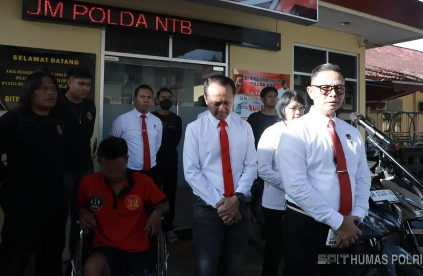 Todong Turis Hungaria di Jalur Wisata Pantai Pink Lombok Timur, 2 Begal Sadis Ditangkap