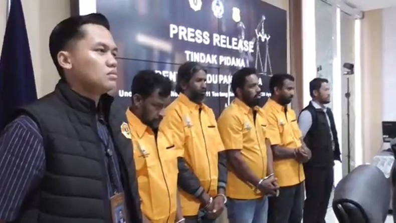 Imigrasi Medan Ungkap Komplotan Penyelundupan Orang, 4 WNA Sri Lanka Ditangkap