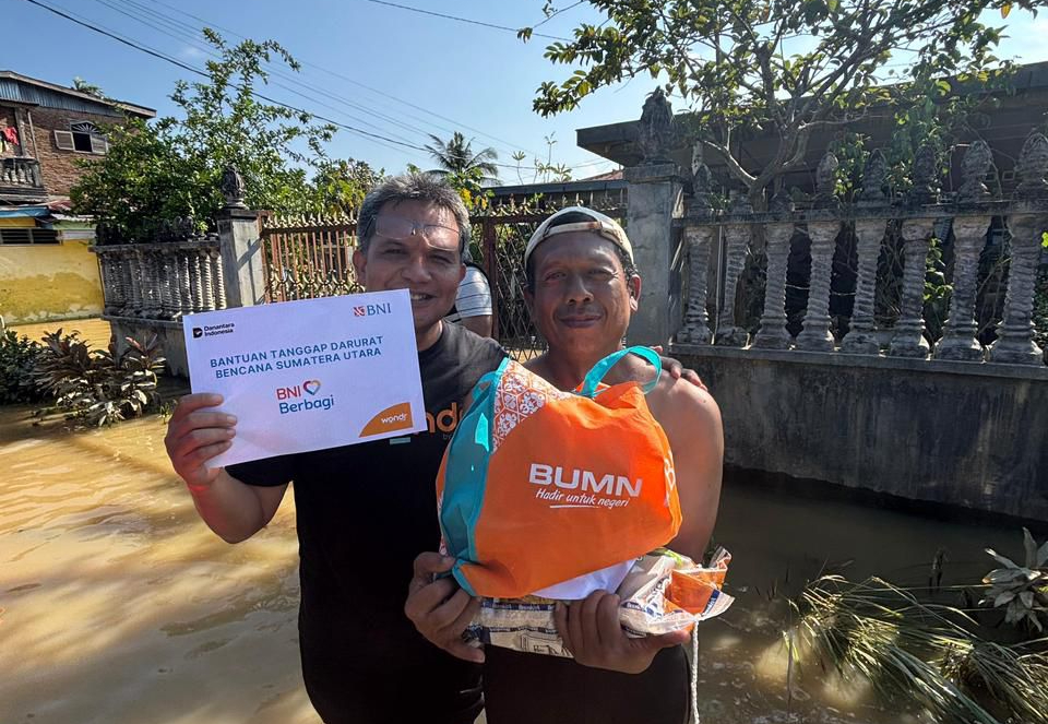 BNI Perluas Bantuan Tanggap Darurat untuk Korban Bencana di Sumatra