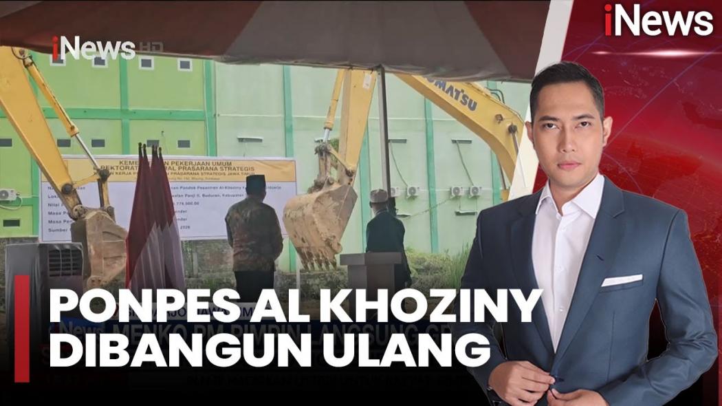 Pemerintah Bangun Ulang Ponpes Al Khoziny! Cak Imin Pimpin Peletakan Batu Pertama Pasca Bangunan Ambruk