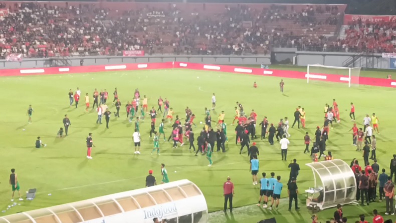Final Liga Kampung di Gianyar Ricuh, Pemain Adu Jotos