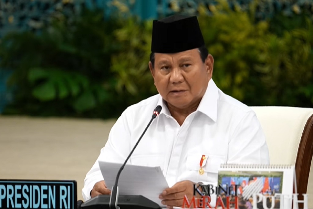 Prabowo Pimpin Sidang Kabinet Paripurna di Istana, Bahas Penanganan Bencana Sumatra