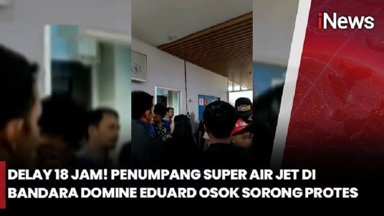 Penumpang Adu Mulut dengan Maskapai Usai 18 Jam Tertahan di Bandara Sorong