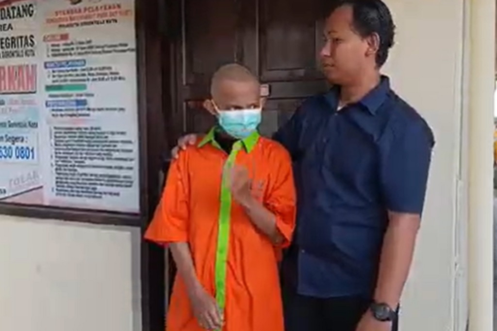 Pria Pemeran Video Mesum dengan Siswi SMP Gorontalo Ditangkap, Begini Tampangnya