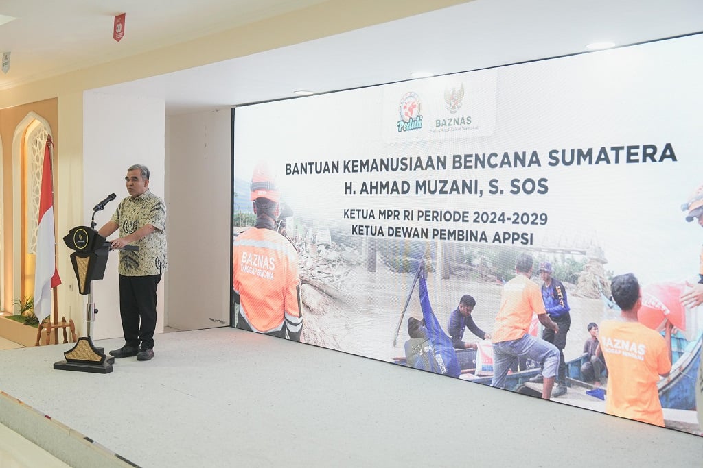 Asosiasi Peternak Kirim Bantuan Rp800 Juta ke Sumatra, Muzani: Mereka Merasa Tersentuh