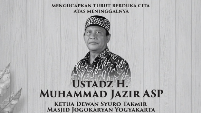 Muhammadiyah Berduka, Kiai Muhammad Jazir Ketua Dewan Syuro Masjid Jogokariyan Meninggal Dunia