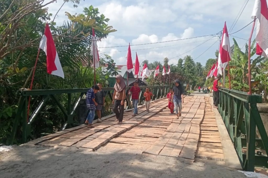 TNI Rampung Bangun Jembatan Bailey ke-10 di Bireuen, Akses 2 Desa Kembali Tersambung