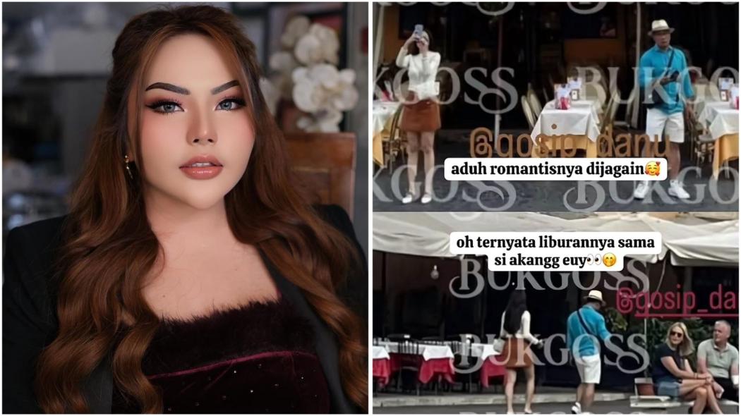 Lisa Mariana Kepanasan Lihat Foto Viral Diduga Ridwan Kamil dan Aura Kasih Liburan ke Eropa