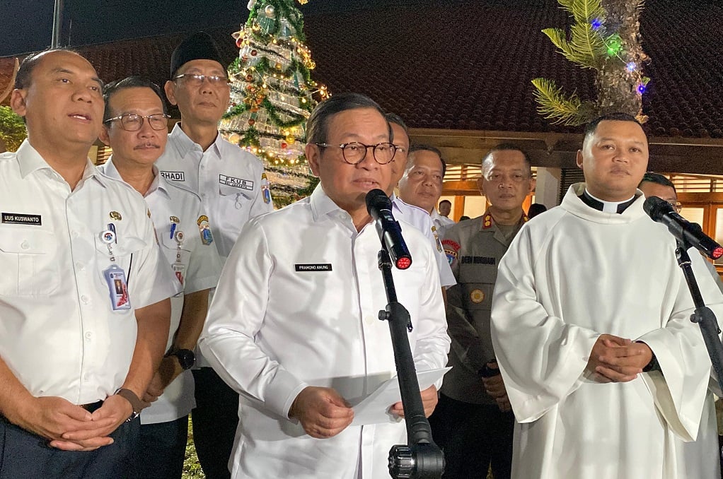 Pramono Bersyukur Perayaan Natal di Jakarta Aman, Penuh Kedamaian