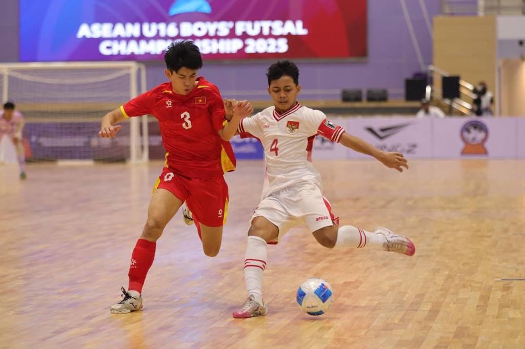 Dramatis! Timnas Futsal Indonesia U-16 Ditahan Vietnam 2-2 di Piala AFF U-16 2025