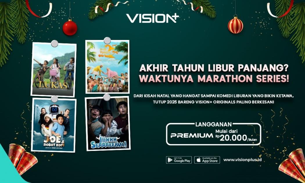 Layangan Spesial Liburan Tahun Baru, Marathon Series dan Microdrama Seru VISION+