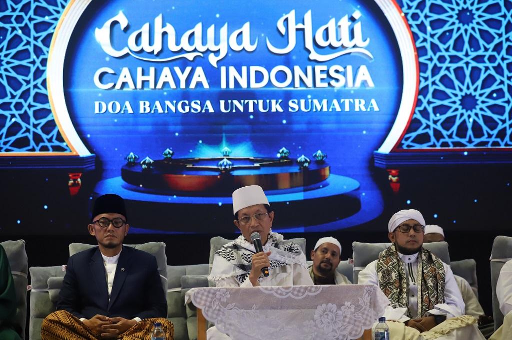 Doa Bangsa untuk Sumatra, Menag Minta Masyarakat Hentikan Pola Pikir Eksploitatif terhadap Alam