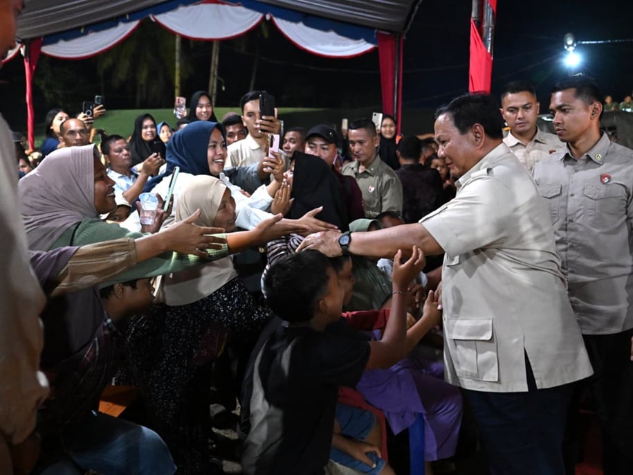 Prabowo Tegaskan Tak Tinggalkan Masyarakat di Tengah Musibah: Kita Bersama-sama Hadapi Kesulitan