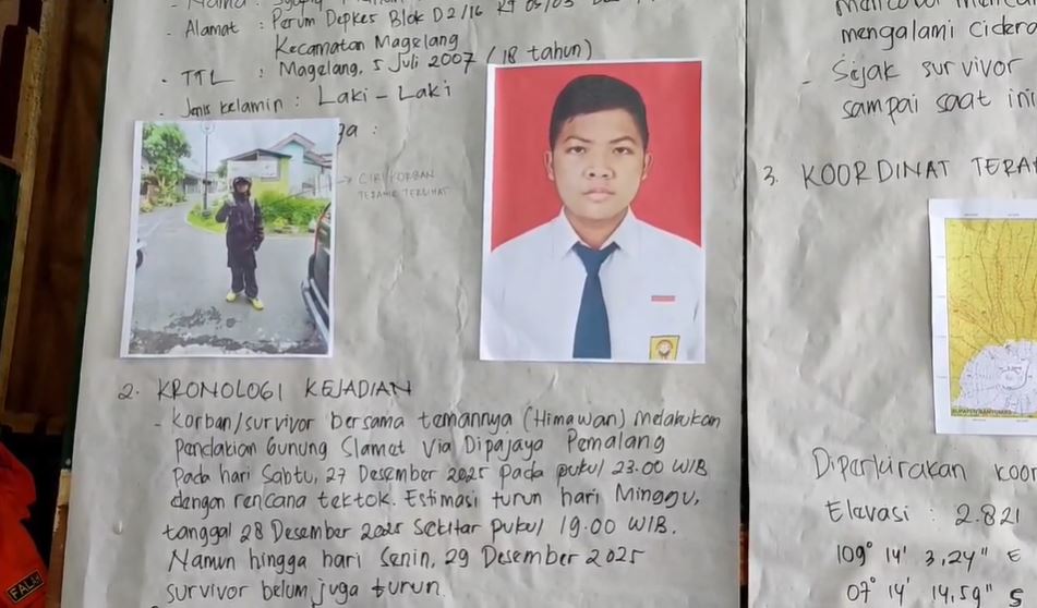 5 Fakta Ali Pendaki Magelang Hilang di Gunung Slamet, Nomor 3 Bikin Nyesek