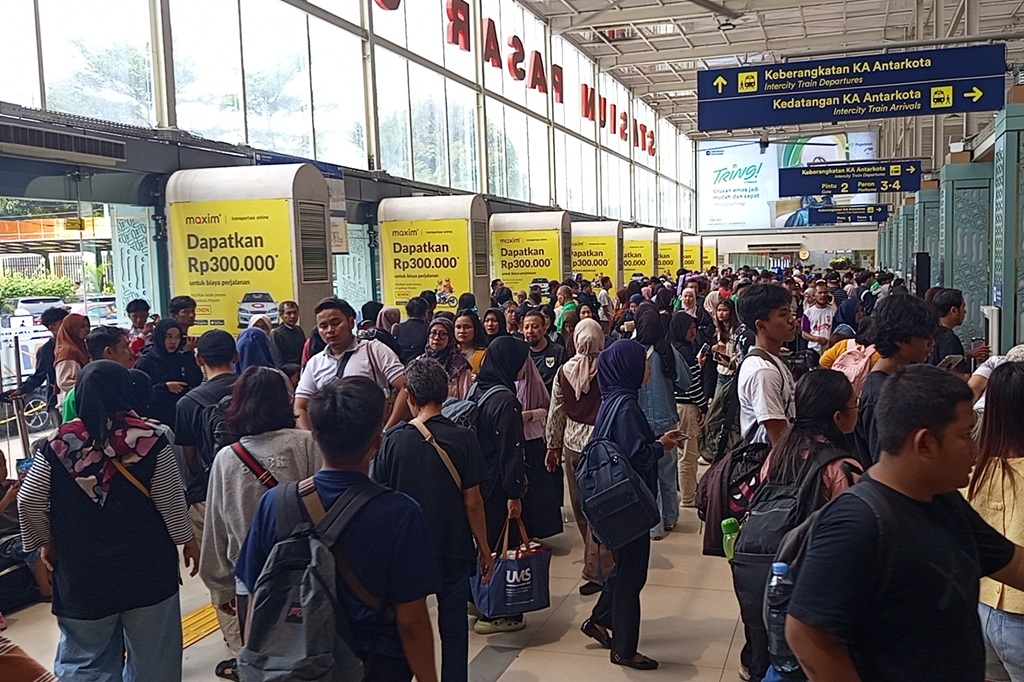 Puncak Arus Balik Libur Nataru, 47.259 Penumpang KA Kembali ke Jakarta