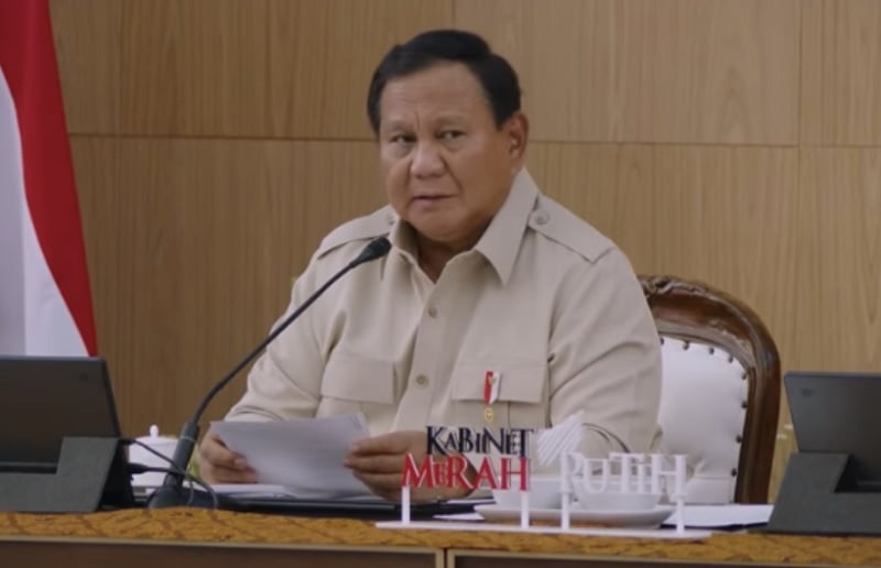 Prabowo Ungkap Alasan Kumpulkan Jajaran Kabinet di Hambalang, Singgung Gejolak Dunia