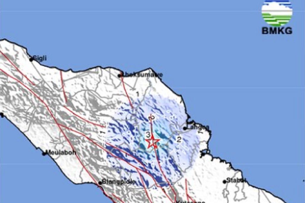 Gempa Hari Ini M 4,2 Guncang Gayo Lues Aceh, Getaran Dirasakan Kuat