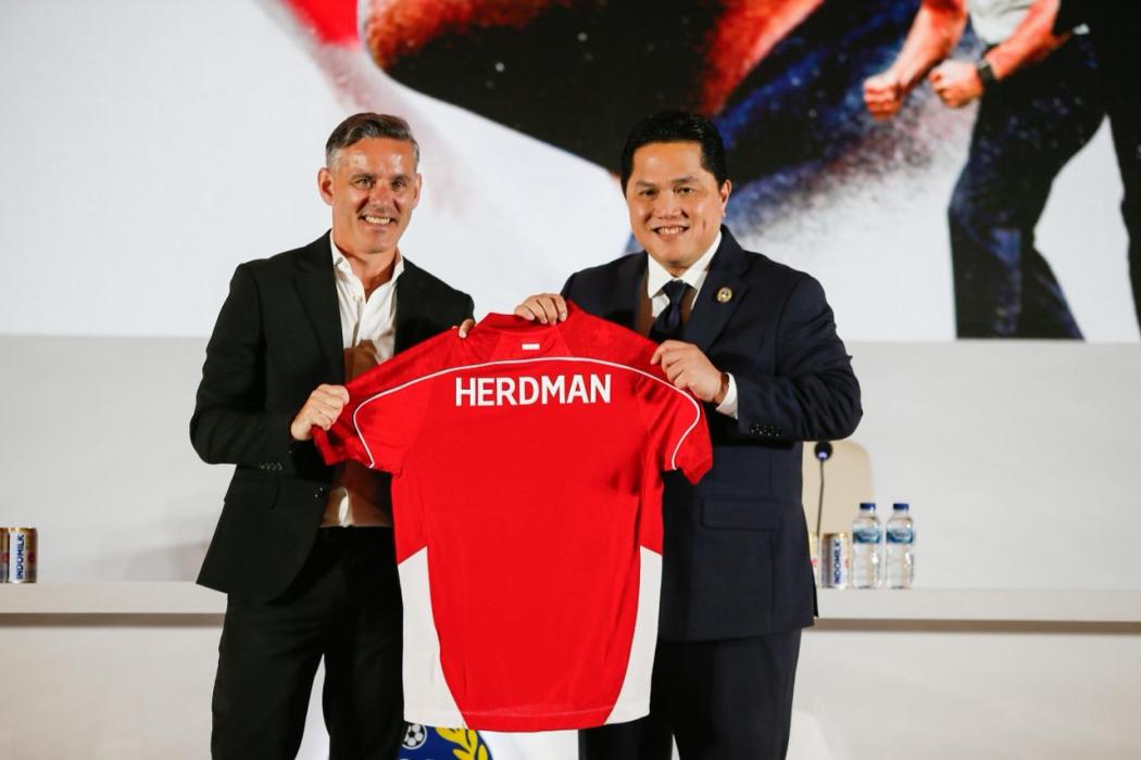 John Herdman Diperkenalkan, Erick Thohir Minta Semua Pihak Satu Barisan demi Timnas Indonesia