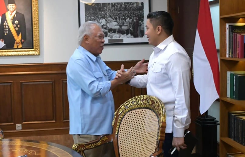 Seskab Teddy Bertemu Basuki Hadimuljono, Bahas Masukan Prabowo untuk Pembangunan IKN