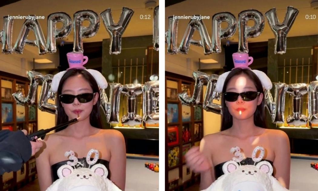 Jennie BLACKPINK Jadi Sorotan usai Tiup Lilin Ultah dengan Gestur Merokok