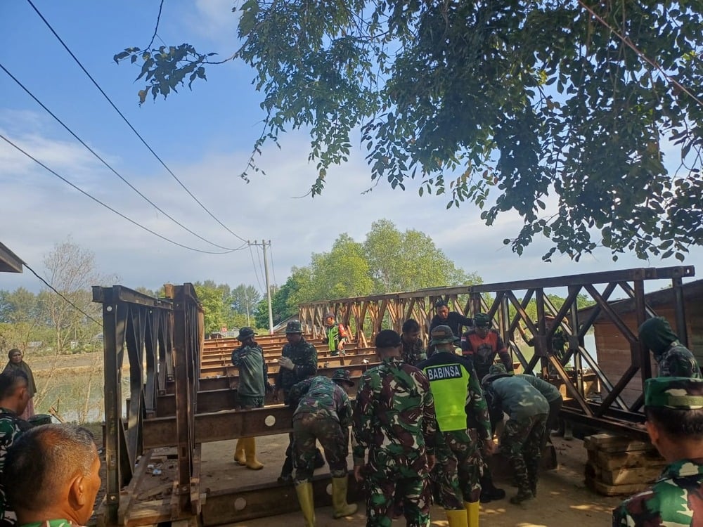 Pembangunan Jembatan di Aceh Dikebut, Akses Warga di Desa segera Pulih