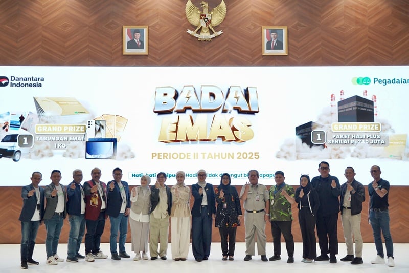 Pegadaian Umumkan Pemenang Undian Badai Emas Periode II Tahun 2025
