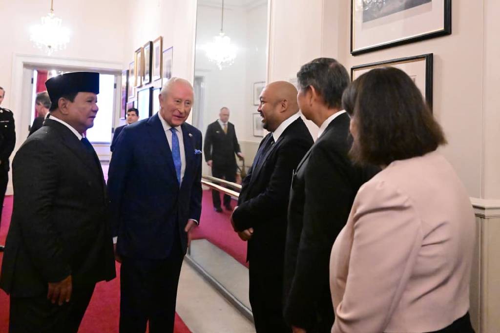 Prabowo Bertemu Raja Charles III di London, Bahas Konservasi Gajah