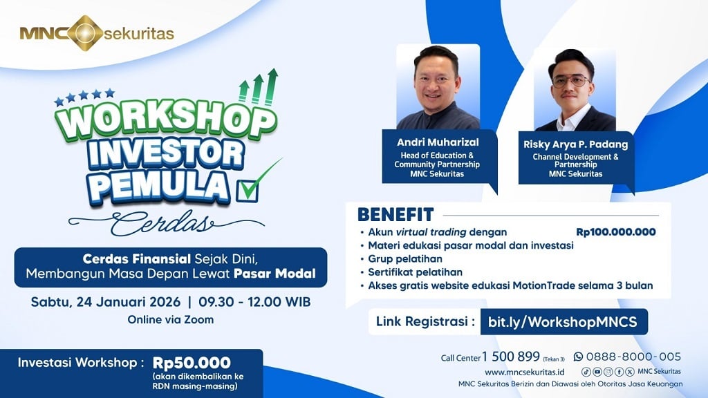 Ayo Bangun Masa Depan Finansial sejak Dini Lewat Workshop Investor Pemula MNC Sekuritas Sabtu Ini!