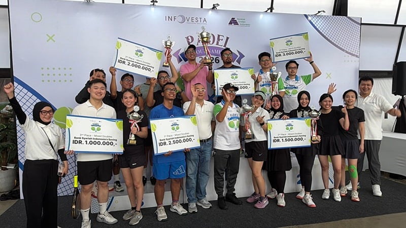 AEI Sukses Gelar Padel Tournament 2026, Sinergi Pasar Modal lewat Olahraga