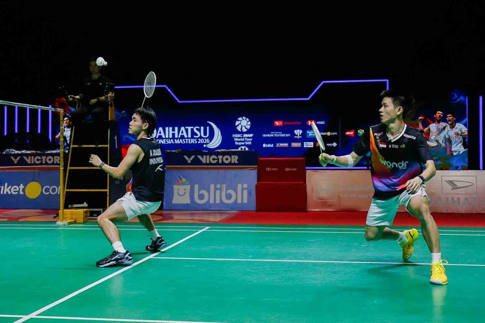 Raymond/Joaquin Runner Up Indonesia Masters 2026 usai Dibungkam Ganda Malaysia