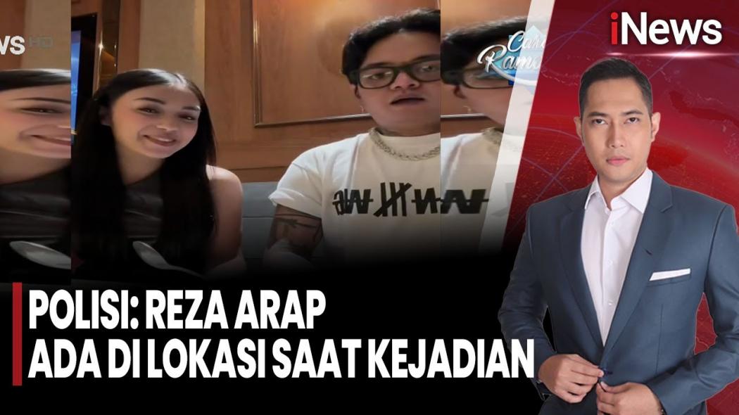 Polisi Sebut Reza Arap Ada di TKP saat Selebgram Lula Lahfah Meninggal