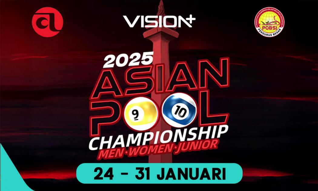 Asian Pool Championship 2025 Resmi Bergulir di Jakarta, Ini Jadwal Lengkap dan Cara Nontonnya