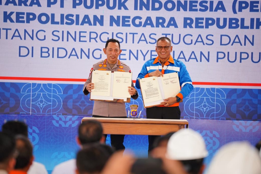 Kapolri Teken MoU dengan Pupuk Indonesia terkait Distribusi: Agar Tepat Sasaran