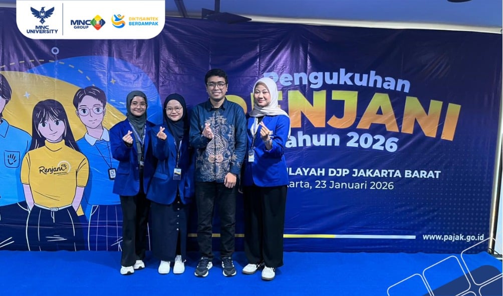 Mahasiswa MNC University Dikukuhkan jadi Relawan Pajak DJP Kanwil Jakarta Barat