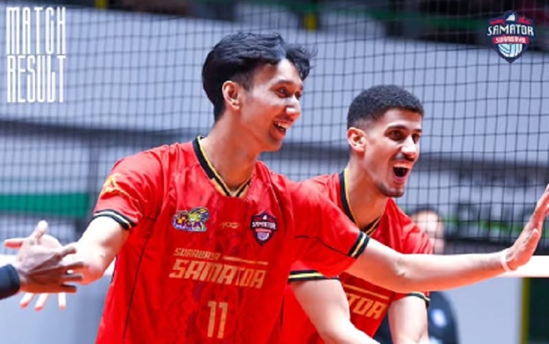 Hasil Proliga 2026: Surabaya Samator Gasak Garuda Jaya 
