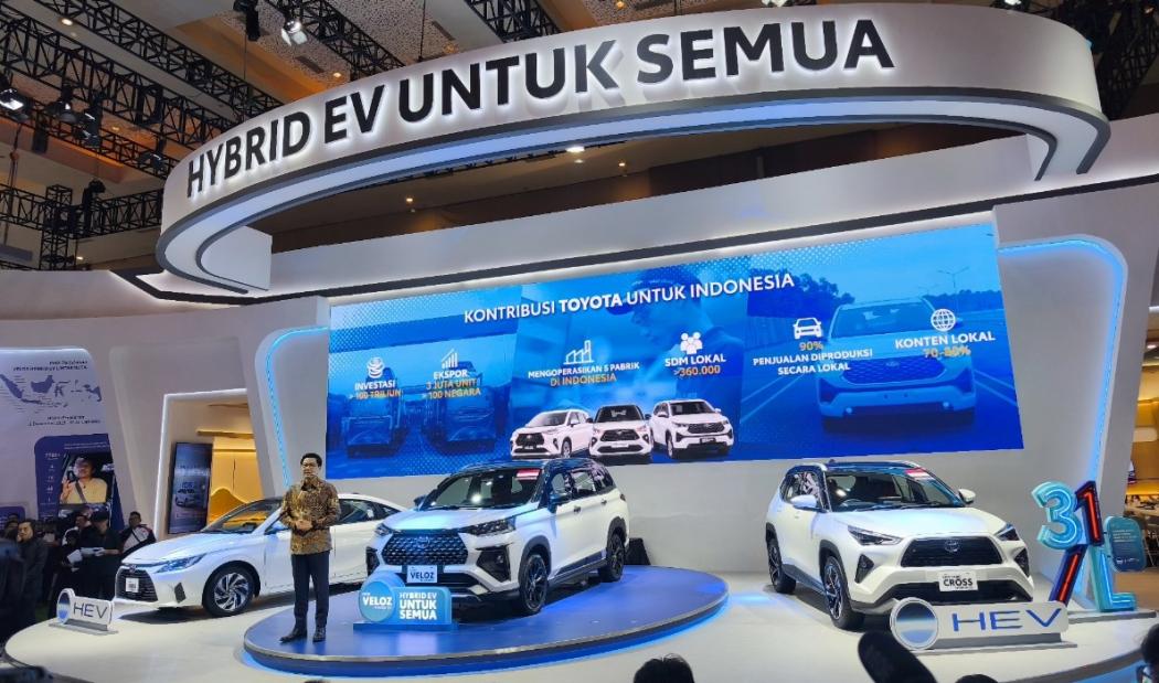 Toyota Luncurkan 3 Mobil Hybrid di IIMS 2026, Ini Deretannya