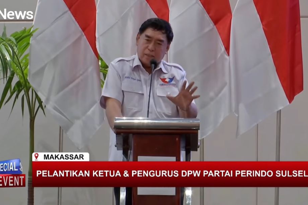 Dilantik Jadi Ketua Perindo Sulsel, Abdul Hayat Gani Perjuangkan Rakyat Naik Kelas