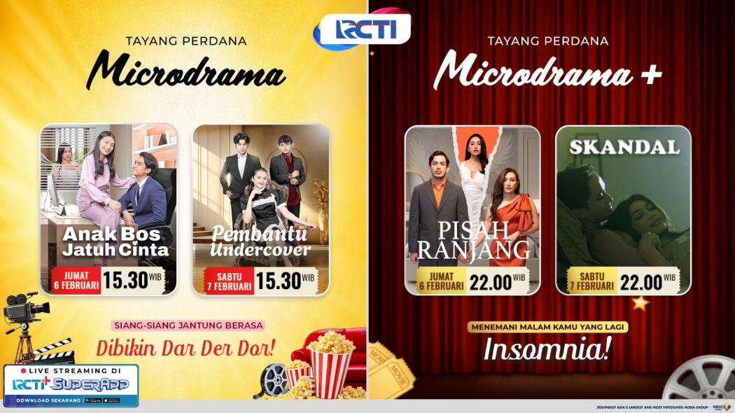 Dari Cinta Terlarang hingga Skandal Kekuasaan, Microdrama dan Microdrama+ Siap Temani Akhir Pekan!