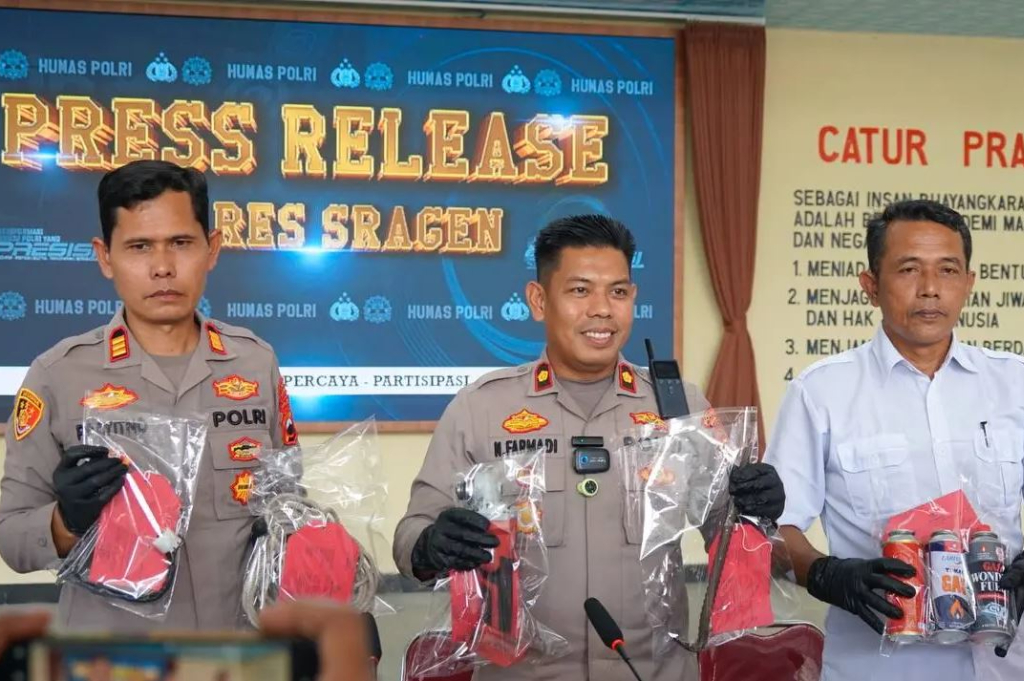 Maling di Sragen Curi Pompa Injeksi Truk Seharga Belasan Juta, Dijual Rp50.000