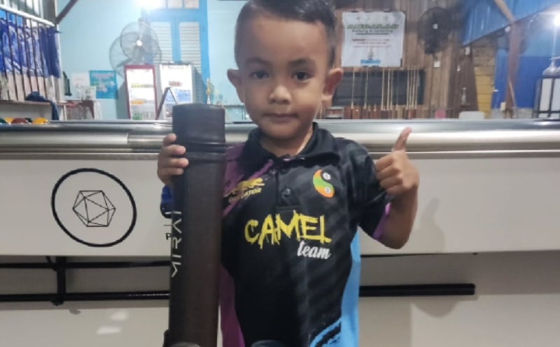 Pebiliar 5 Tahun Asal Indonesia Fajar Alamri Mendunia! Sampai Dilirik Efren Reyes