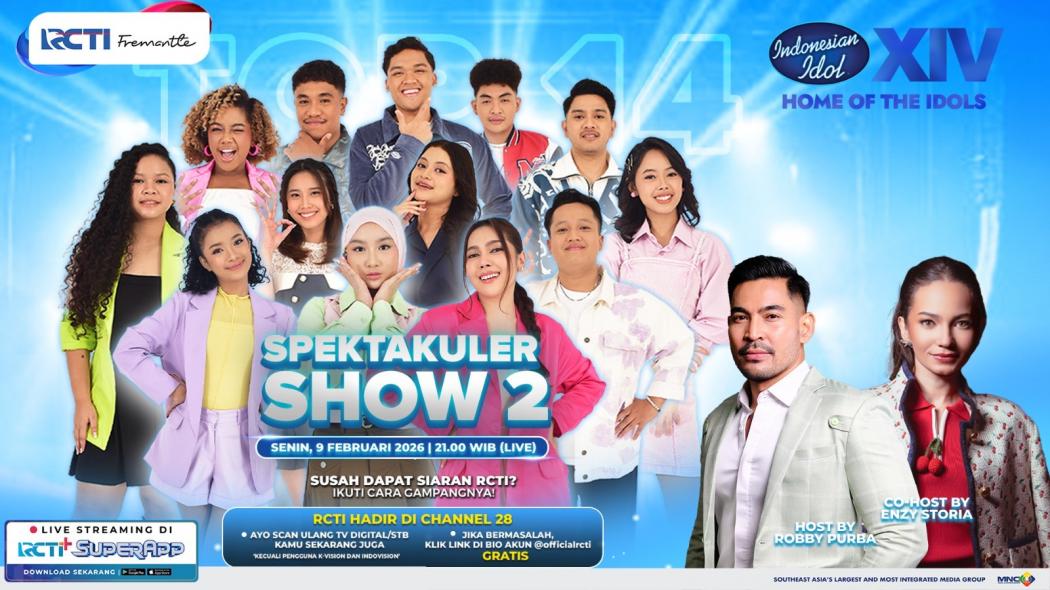Top 13 Indonesian Idol Season XIV Siap Panaskan Panggung Spektakuler Show!