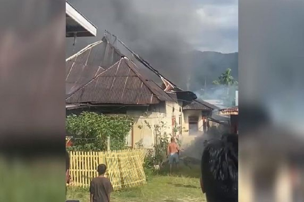Kebakaran Rumah di Donggala Gorontalo, Janda Tewas Terjebak Api dalam Kamar