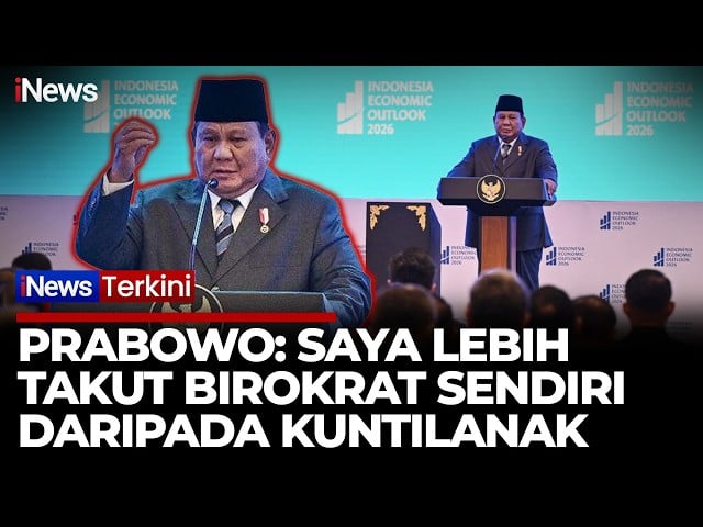 Prabowo Sentil soal Korupsi : Saya Lebih Takut Birokrat Sendiri daripada Kuntilanak