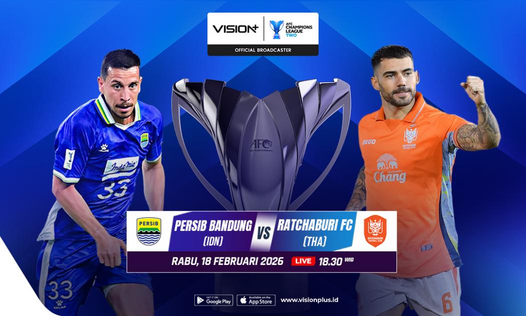 Cara Nonton Link Live Streaming Persib Bandung vs Ratchaburi FC di AFC Champions League Two 2025-2026