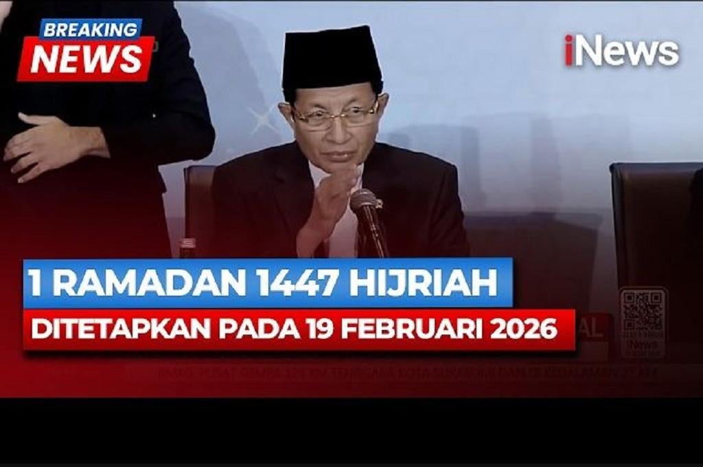 Detik-Detik Pemerintah Tetapkan 1 Ramadan 1447 H Jatuh Kamis 19 Februari 2026