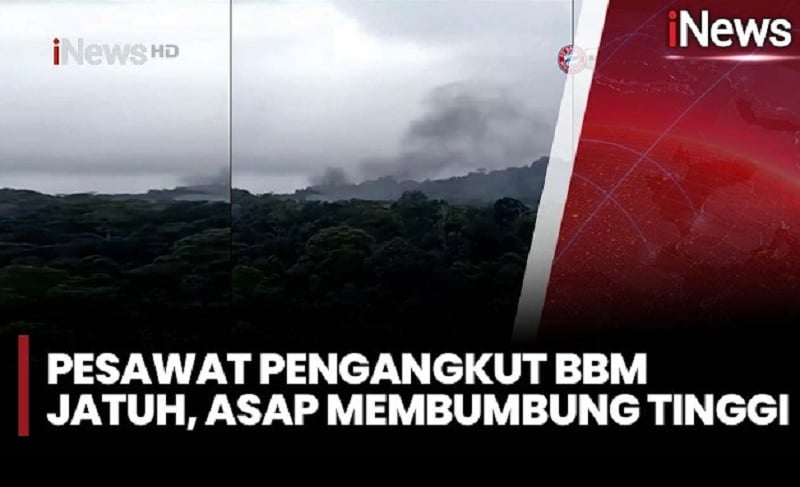 Detik-Detik Pesawat Pengangkut BBM Jatuh di Nunukan, Investigasi Diluncurkan